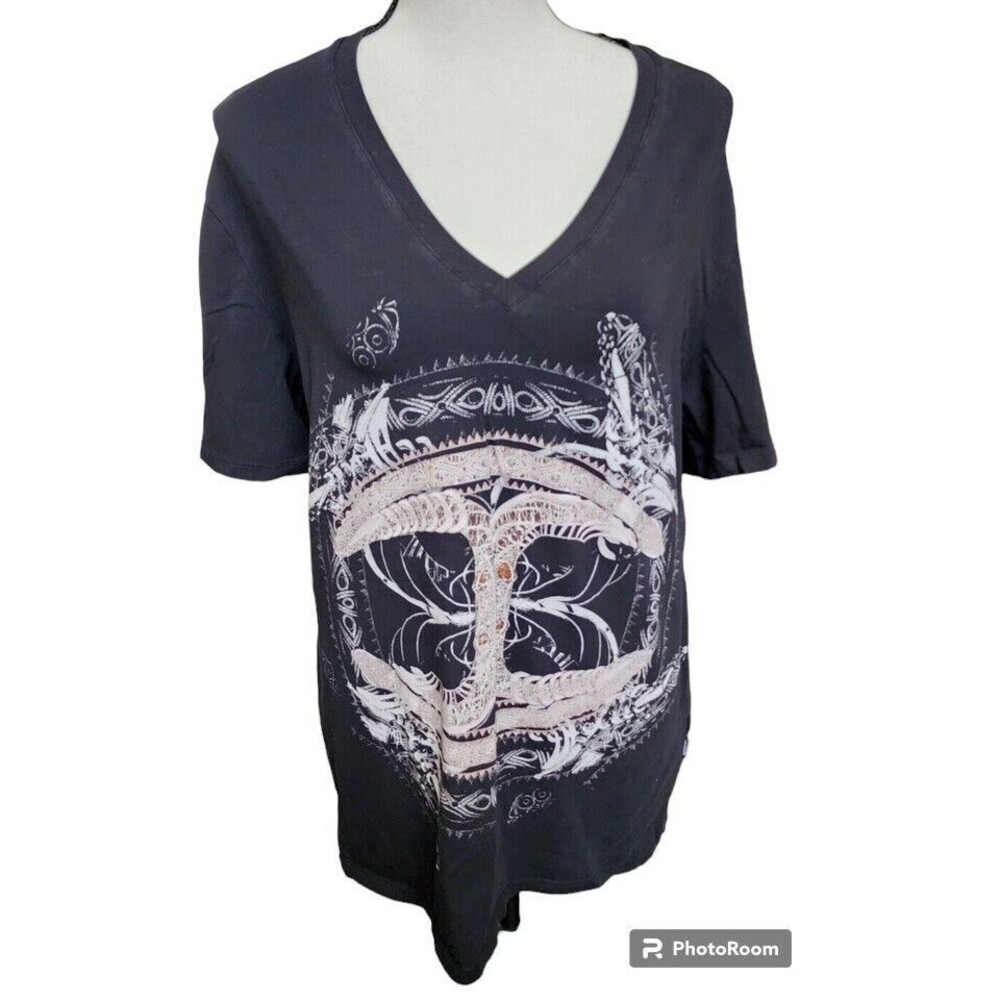 Just Cavalli T-shirt Size XL Black